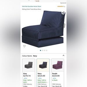 Sitting Point

Twist Brava Convertible Bean Bag Lounge